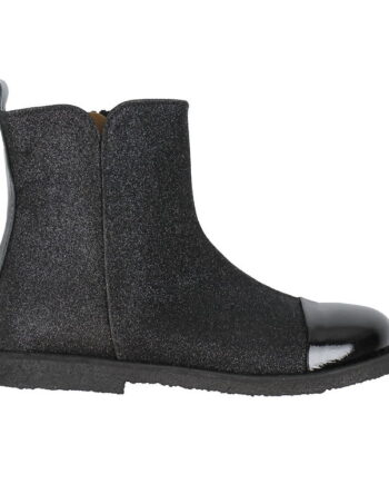 Angulus Støvler Chelsea Sort Glitter