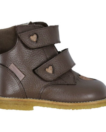 Angulus Vinterstøvler Tex Dark Taupe Almond Glitter