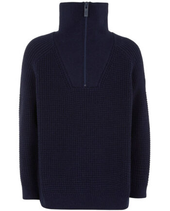 Emporio Armani Bluse    Lynlås Strik Navy