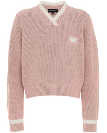 Emporio Armani Bluse Strik Burnished Lilac