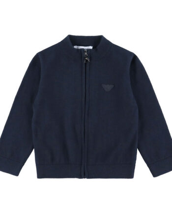 Emporio Armani Cardigan Bomuld Uld Navy