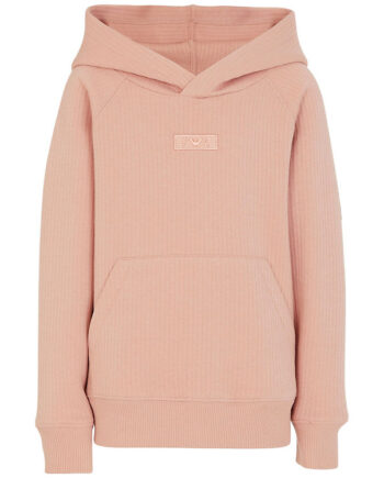 Emporio Armani Hættetrøje Rib Mahogany Rose