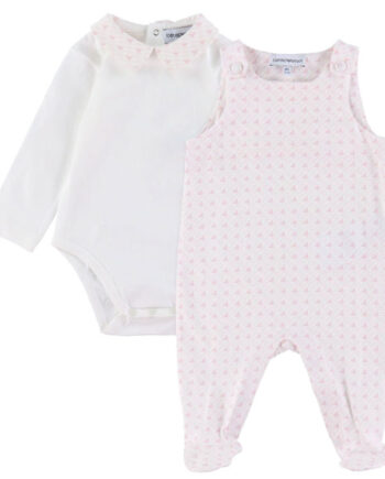 Emporio Armani Sparkedragt Body     Hvid Rosa    Logoer