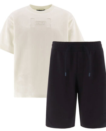 Emporio Armani  -shirt Shorts Off White Navy