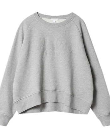 Lala Berlin Sweatshirt Ijora Gråmeleret    Logo