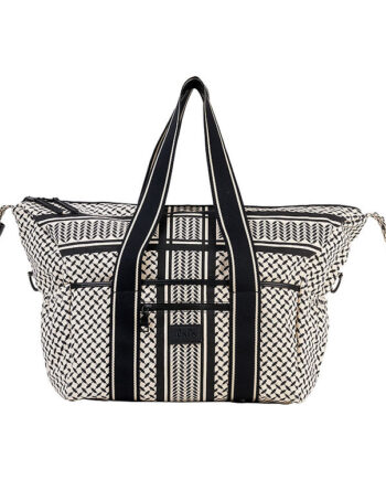 Lala Berlin Taske Big Bag Muriel     Heritage Stripe Black