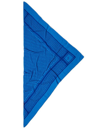 Lala Berlin Tørklæde Triangle Trinity Classic   Blå