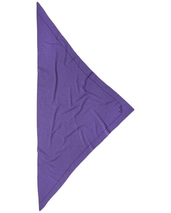 Lala Berlin Tørklæde 162x85 Triangel Solid   Iris