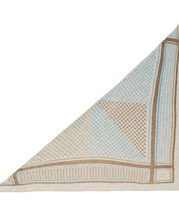 Lala Berlin Tørklæde 162x85 Triangle Puzzle Flanella Deser
