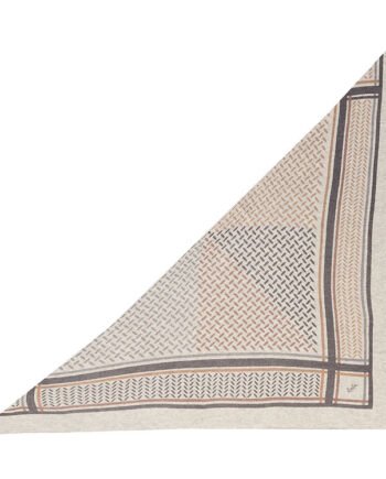 Lala Berlin Tørklæde 162x85 Triangle Puzzle Flanella Sage