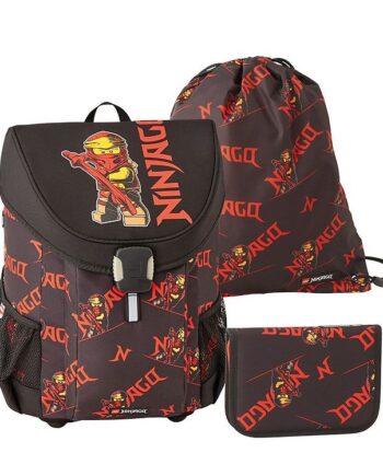 Legoâ  Ninjago Skoletaskesæt Sort Rød