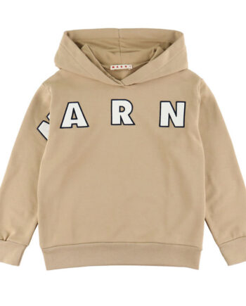Marni Hættetrøje Cardboard Beige    Logo