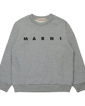 Marni Sweatshirt Cool Grey Melange    Sort