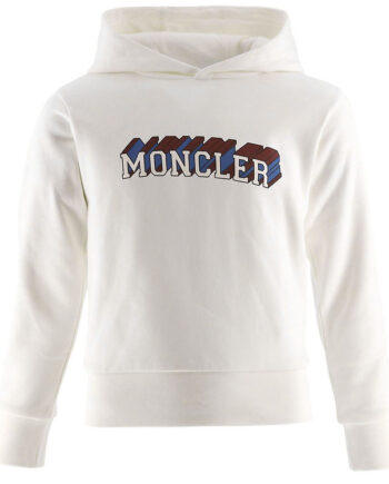 Moncler Hættetrøje Hvid    Print