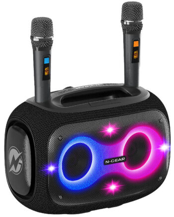 -gear Højtaler Med   Mikrofoner Wireless Nrg600 Sort