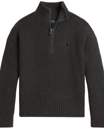 Polo Ralph Lauren Bluse    Lynlås Strik Windsor Heather