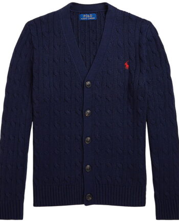 Polo Ralph Lauren Cardigan Strik Cable Navy