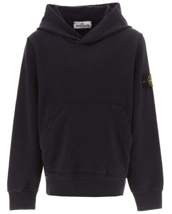 Stone Island Hættetrøje Navy Blue    Logo