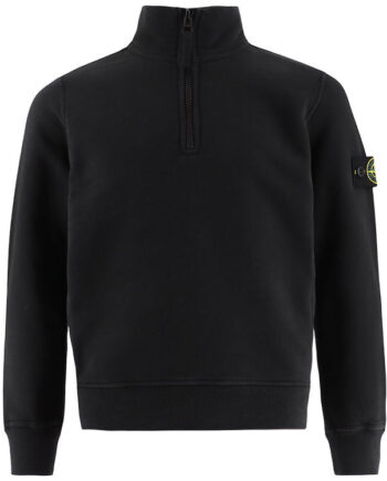 Stone Island Sweatshirt    Lynlås Sort