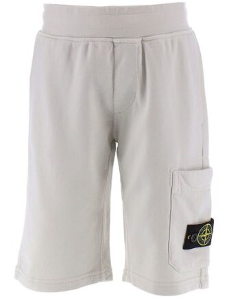 Stone Island Sweatshorts Pearl Grey