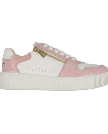 Versace Sko La Greca Hvid Rosa