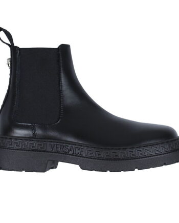 Versace Støvler Chelsea Calf Black Palladium