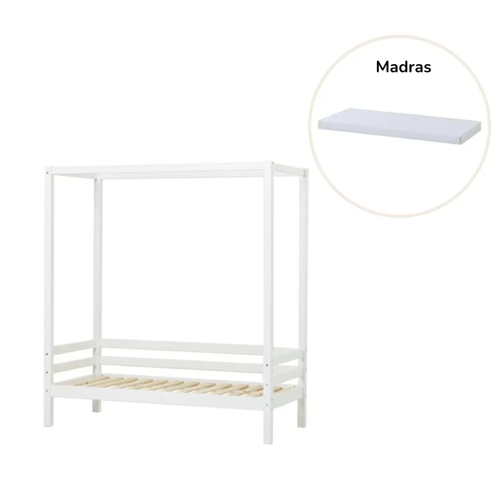 Eco Dream Himmelseng Med Madras 70x160 Cm Hvid