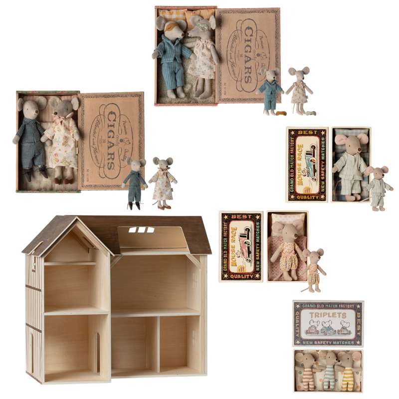 Maileg Mousehole Dukkehus Mus Bundle
