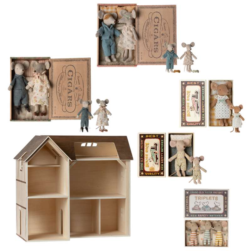 Maileg Mousehole Dukkehus Mus Bundle